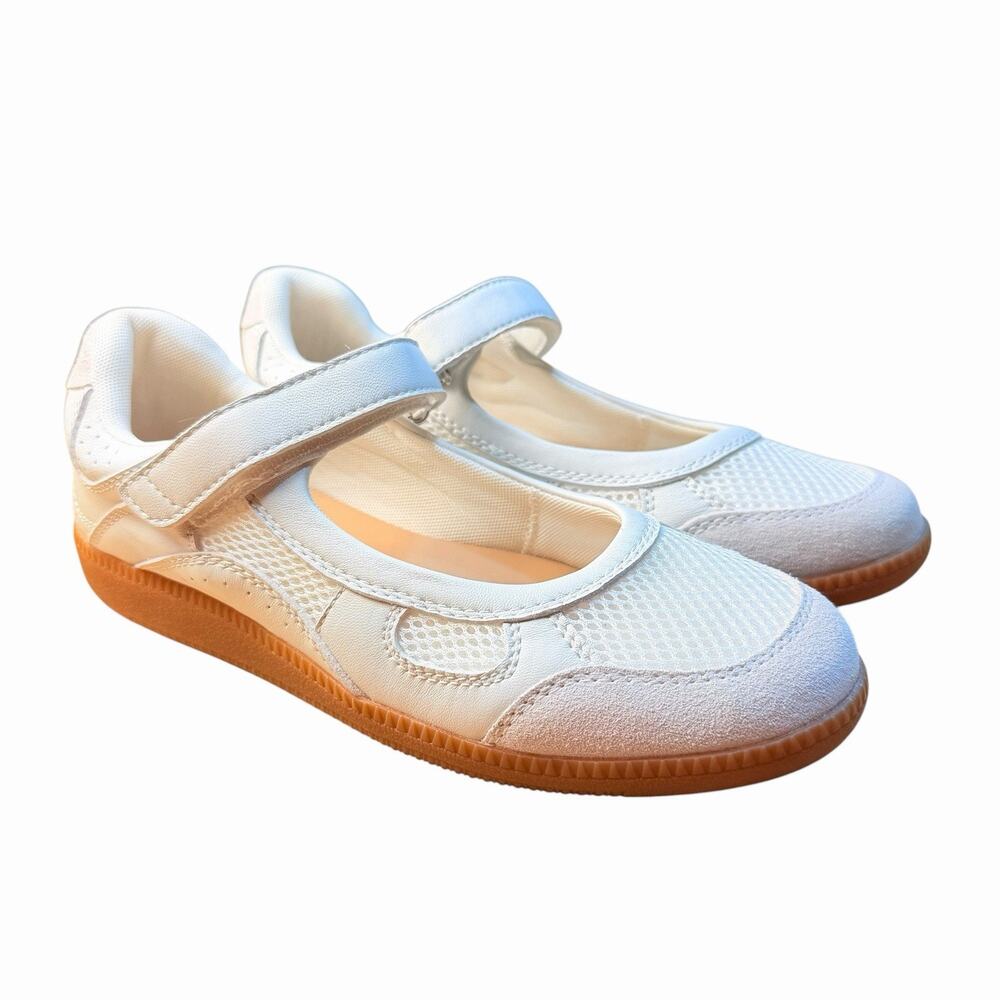 Anthropologie Silent D Samantha Sneaker White 10 Mary Jane Comfortable $140 - Picture 2 of 10